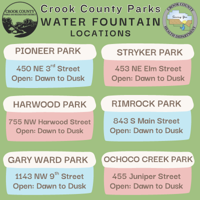 Prineville water fountains (english)
